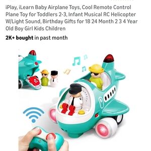 iPlay iLearnRemote Control Airplane Toy - Teal